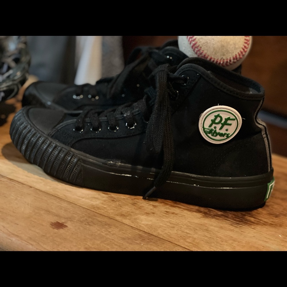 P.F. Flyers Sandlot Hi Top Shoes in like new condition black sz 6 mens 7.5 wm
